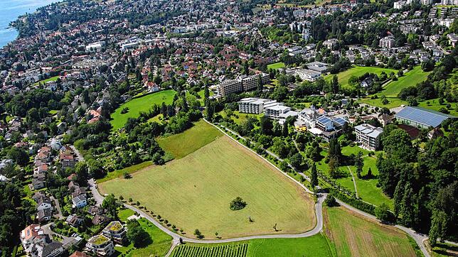 Die Grünfläche bei St. Leonhard in Überlingen. Sind Bürger, „die behaglich in den eigenen vier Wänden sitzen“, zu Protest gegen eine ...