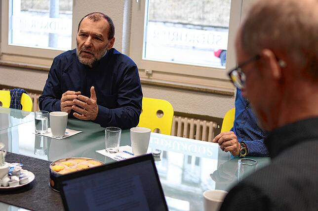 Jürgen Mattmann, Schulleiter an der Gemeinschaftsschule: &bdquo;Wir nehmen Corona sehr ernst und hoffen wirklich, dass sich die ...