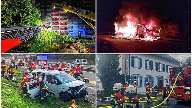 Einige der Einsätze, welche die Feuerwehren im Hegau 2023 gefordert haben – es werden immer mehr Fälle.