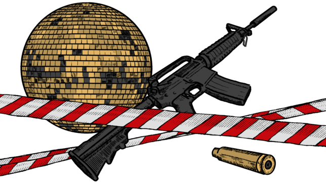 Eine M16 zeigte die Polizei bei ihrer Pressekonferenz. Es handelte sich dabei nicht um die echte Tatwaffe, aus der der Täter dutzende ...