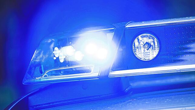 Ein Polizeiauto mit eingeschaltetem Blaulicht (Symbolbild). Eine Streife muss in Rickenbach (Landkreis Waldshut) eine betrunkene ...