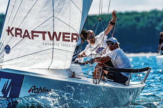 Die Crew des Konstanzer Yacht Clubs landete zum Auftakt in der 2. Bundesliga auf dem fünften Platz.