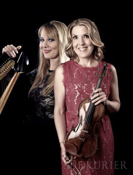 Die finnische Geigerin Linda Hedlund und die italienische Harfenistin Floraleda Sacchi geben am 16. März ein Tango-Konzert.