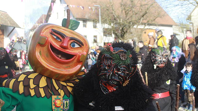 Bild : Bilder vom Narrentreffen zum 40. Jubiläum der Kuhsattler aus Hohenfels