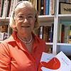 Gerry Meyer-Schierholz mit ihrem Erstlingswerk &bdquo;Zick-Zack&ldquo;. Bild: Ursula Freudig