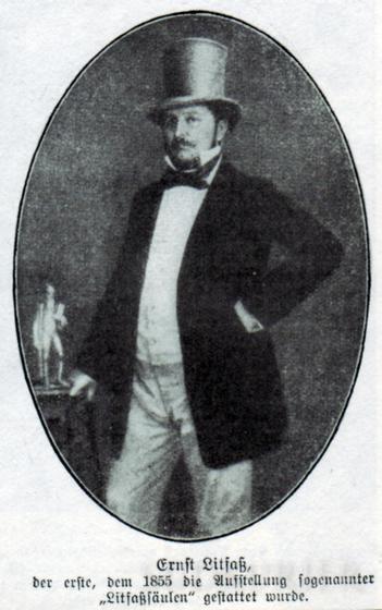 Ernst Litfaß Ernst Litfaß (1816 - 1874): Er gilt auch 200 Jahre nach seinem Geburtstag als König der Reklame: Der Buchdrucker stellte 1855 in ...