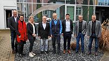 Die Macher der Impulsnachmittage (von links): Singen-aktiv-Vorsitzender Wilfried Trah, Geschäftsführerin Claudia Kessler-Franzen, ...