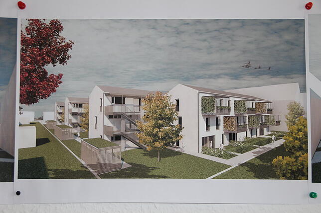So sieht eine Ansicht des planenden Architekturbüros aus. Bild: Architekturbüro Rogg
