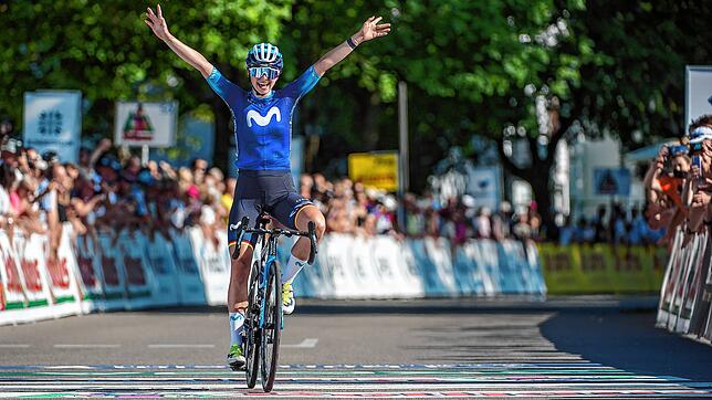 Fuhr bei der Deutschen Straßenrad-Meisterschaft allen davon: Liane Lippert aus Friedrichshafen.