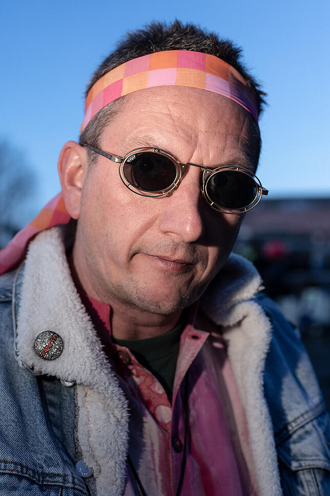 René Jupe liebt die Fasnacht, aber die Sache mit dem Häs  geht er entspannt an. „Ich nehme, was ich gerade so finde“, sagt der ...