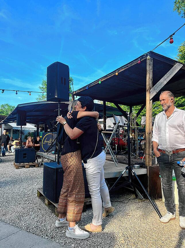 Bild 8: Gute Stimmung, volles Haus: Die Bregi House Band liefert ein fulminantes Comeback