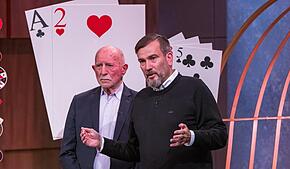 Der Markdorfer Marc Ellerbrock (rechts) gemeinsam mit Sportreporter-Legende Werner Hansch bei ihrem Auftritt in der Vox-Sendung „Die ...