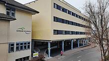 Blick auf das Klinikum Hochrhein in Waldshut im März 2022.