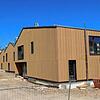 Die Fassade ist schon fertig: Der Bau der neuen Kindertagesstätte ist im Zeitplan. Im September startet der Betrieb.