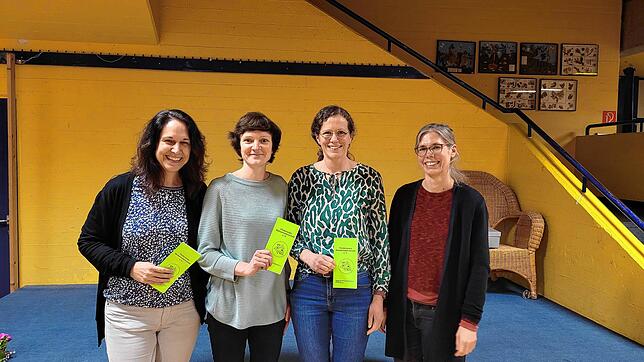 Der Vorstand (von links): Petra Dorn (Schriftführerin), Judith Rothe (stellvertretende Vorsitzende), Astrid Schaub (Vorsitzende) und ...