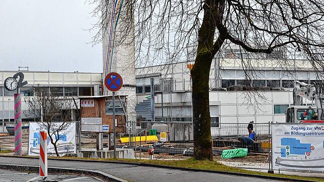 Derzeit ist das Bildungszentrum eine Großbaustelle.