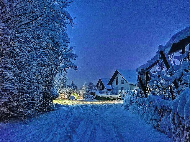 Kleine Lichtspiele bei hereinbrechender Nacht gibt es auch sonst im Jahr &ndash; aber lange nicht so schön.