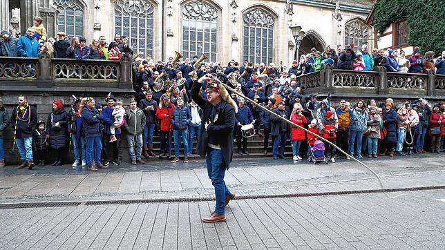 Bild : Überlingen: Einschnellen der Fasnet am Dreikönigstag