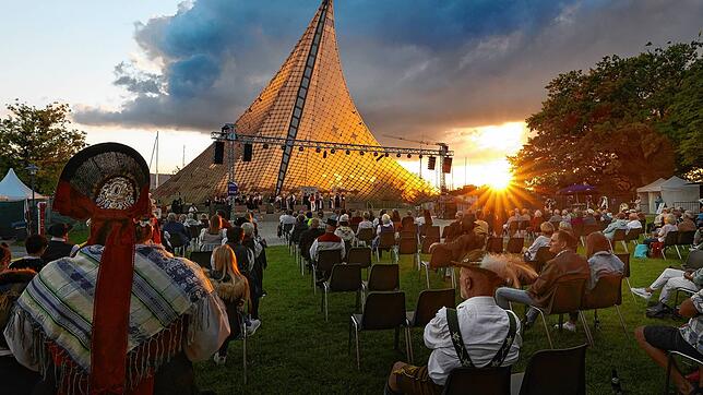 Der Brauchtumsabend am Konzertsegel war einer der Höhepunkte der Heimattage 2021 in Radolfzell.