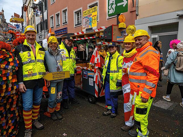 Chaosplaner nennt sich diese Narrengruppe &ndash; Parallelen zur Arbeit der Konstanzer Stadtverwaltung sind natürlich rein zufällig.