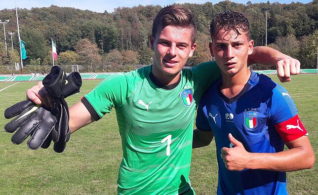 Bild 41: Bilderbogen vom 2:2 zwischen Deutschland U17 und Italien U17