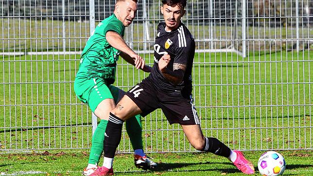 Bild : Spannendes, torreiches Duell zwischen TSV Aach-Linz und SV Mühlhausen. Wir haben die besten Bilder!