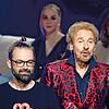 Wettkandidat Marten Reiß (l) und Moderator Thomas Gottschalk stehen in Friedrichshafen auf der Bühne. Bild: dpa