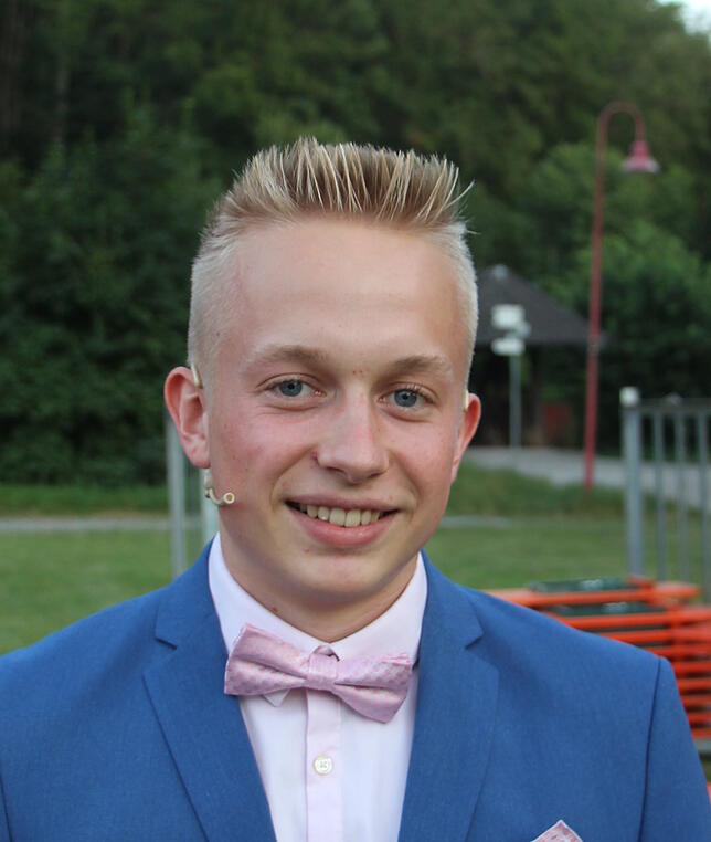 Robin Scherer (18) aus Nöggenschwiel.