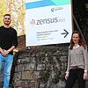 Sie sind die Köpfe hinter der Organisation des Zensus im Kreis Waldshut: Die Leiterin der Zensus-Stelle im Kreis Waldshut, Kathrin ...