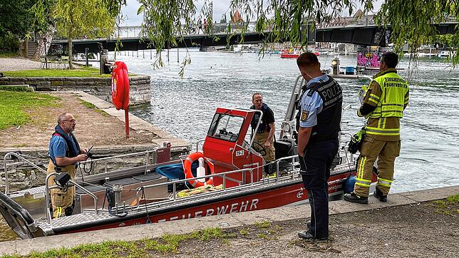 Bild : Person am Seerhein vermisst: Bilder der Suche in Konstanz