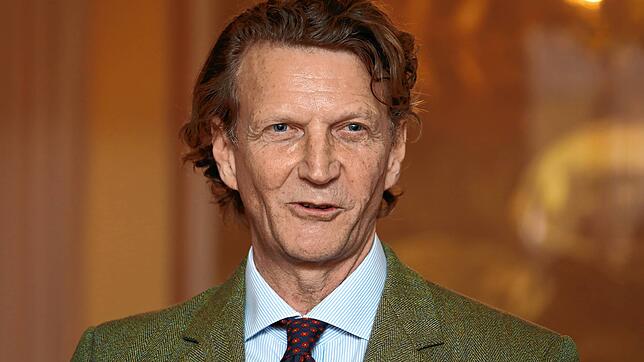 Johannes Freiherr von Bodman beim Neujahrsempfang 2023.
