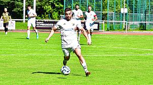 Erfolgsgarant: Jonas Gläsemann vom SV 08 Laufenburg sorgte mit seinen Treffern für den 2:0-Erfolg beim SV Bühlertal. Damit stehen die ...