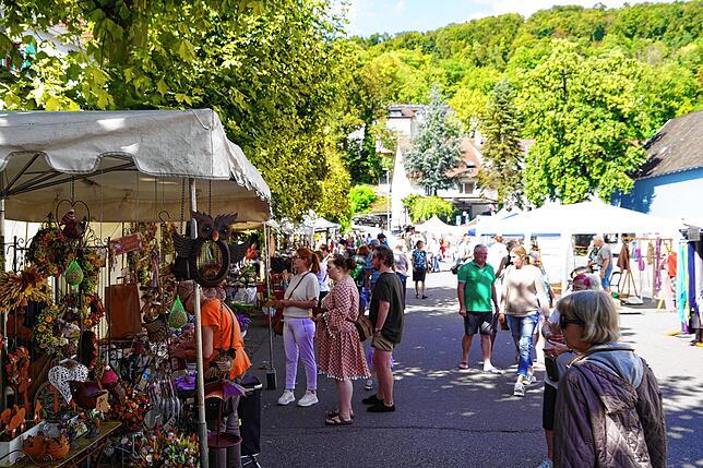 Bild 30: Eindrücke vom Kunst- und Handwerkermarkt in Tiengen