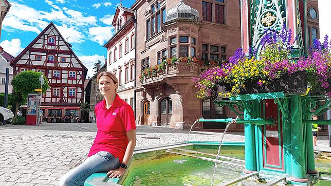 Rathaus, Marktbrunnen und die Fachwerkhäuser in der Innenstadt – eine tolle Kulisse, findet Susanne Bix. Die Geschäftsführerin des ...