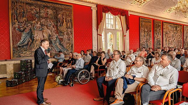 Krauchenwies Bürgermeister Jochen Spieß im Schloss Sigmaringen.