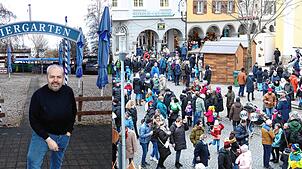 Parkrestaurant-Pächter Güney „Chicco“ Birdüzer plant ein Winterfest in seinem Biergarten.