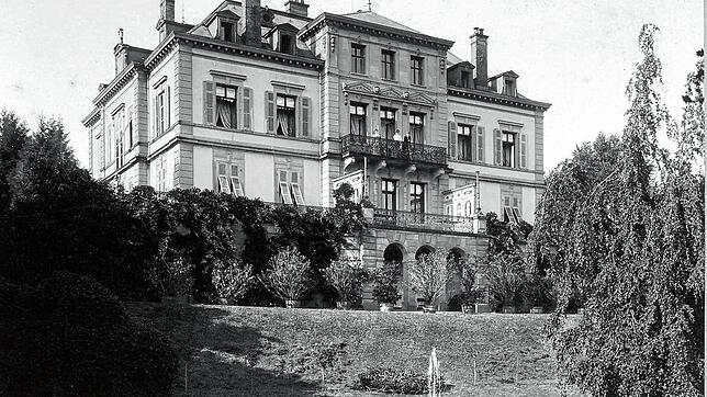 Die Villa Berberich in Bad Säckingen um die Jahrhundertwende.