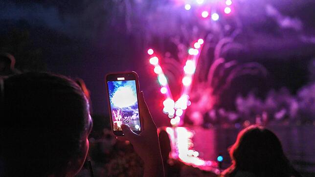 Bild : Bilder vom Feuerwerk beim Seehasenfest