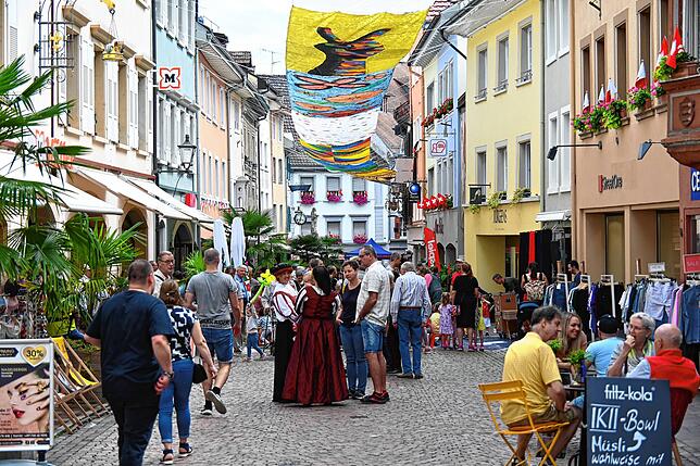 In der Fußgängerzone und auf den Plätzen wuselte es bei der Lebendigen Stadt.