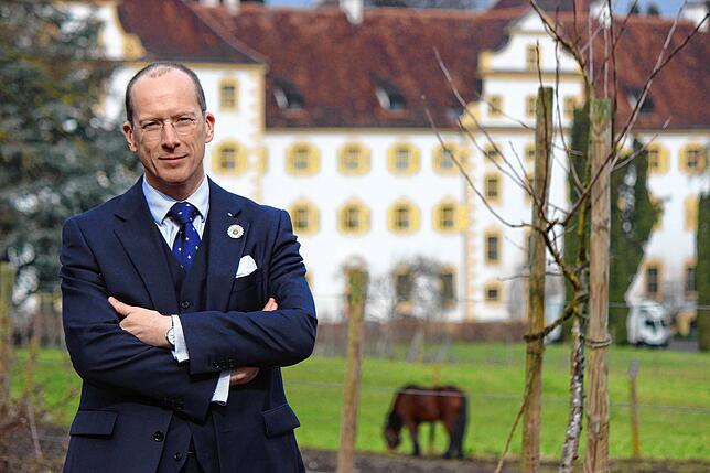 Bernd Westermeyer, Gesamtleiter der Schule Schloss Salem, sagt: &bdquo;Man muss den Kindern immer wieder die Zuversicht geben, dass man ...
