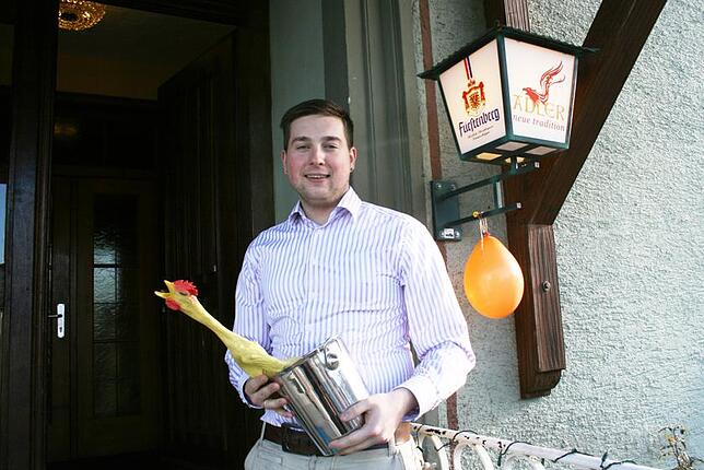 Stephan Rauscher eröffnet im Januar 2014 den Adler.