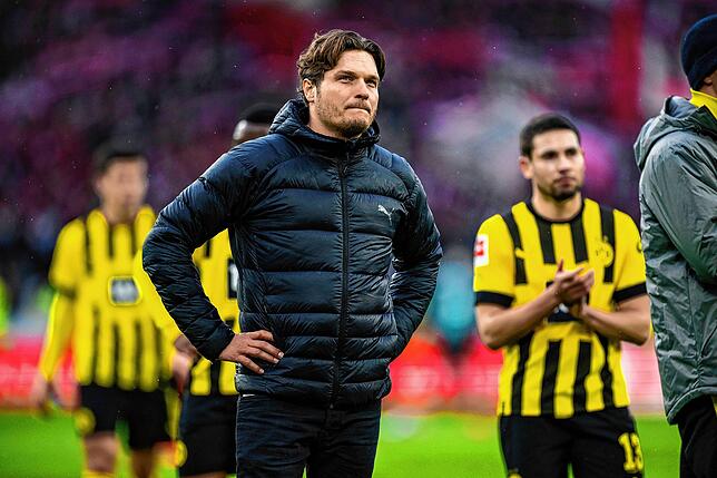 Ist bedient: Dortmund-Trainer Edin Terzic nach dem 3:3 beim VfB Stuttgart.