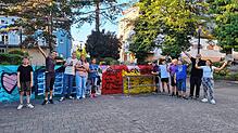 Graffiti-Workshop mit APO auf dem Ekkehardplatz in Singen. Foto: Ivana Berger