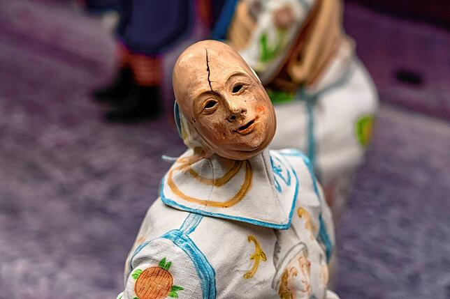 Die neue Wuescht-Figur trägt eine der ganz alten Wuescht-Schemen.