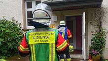 Die Feuerwehr muss anrücken: Am Montagmorgen musste der Kindergarten Sinnesreich in der Weiherstraße in Singen evakuiert werden.