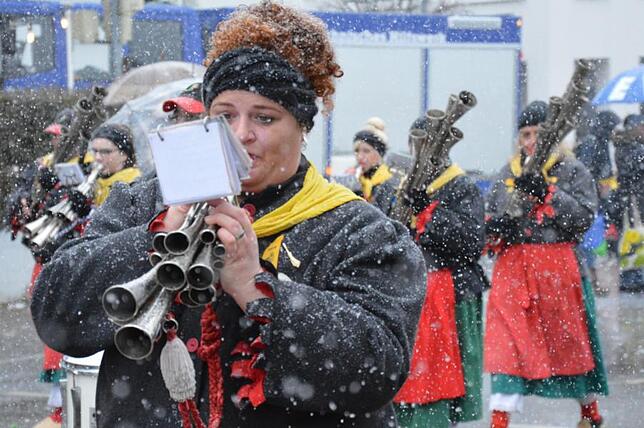 Bild 6: Bilder vom Narrensprung beim Ringtreffen des Alemannischen Narrenrings (Teil 5)