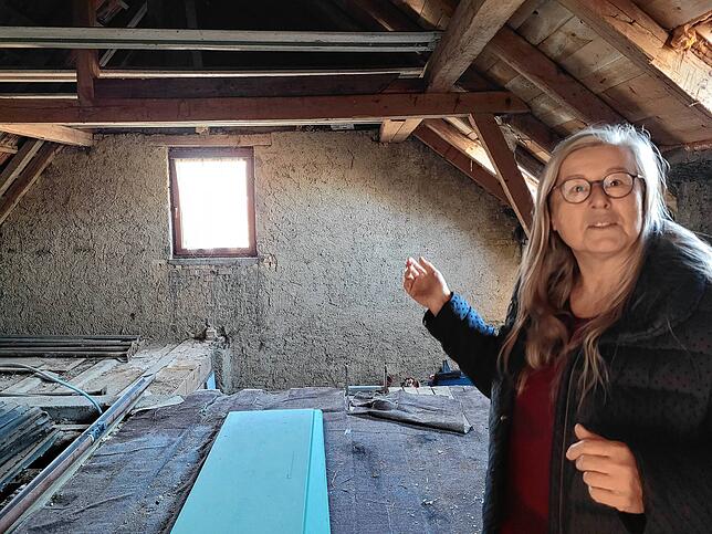 Blick unters Dack: Noch ist hier eine Baustelle, doch in etwa einem Jahr sollen hier unter einem isolierten Dach mehrere ...