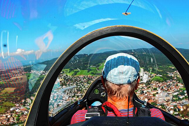 Dieses Bild entstand bei einem Segelflug mit Klaus Bender über Markdorf im Jahr 2019.