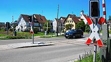 Für 350&nbsp;000 Euro lässt sich die Ablachtalbahn zwischen Stockach und Mengen für touristische Fahrten ertüchtigen &ndash; hier der ...
