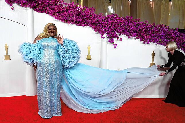 Gaaanz schön lang: Da&lsquo;Vine Joy Randolph kommt zur Oscar-Verleihung im Dolby Theatre in Los Angeles.